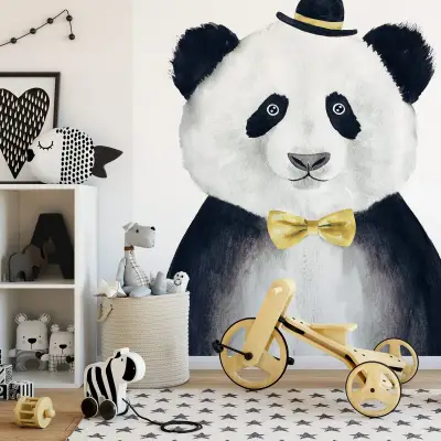 Cuddly Panda - Wall Mural 5529 - 4 Panel - 192cm x 260cm