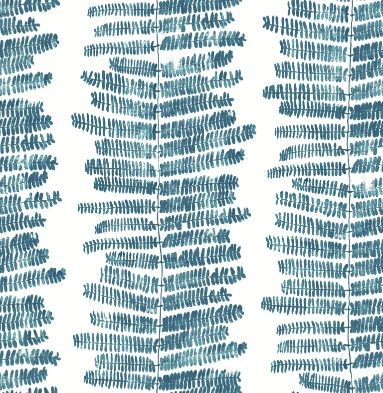 Lumis Fern Stripe Wallpaper - Blue — Ảnh 3