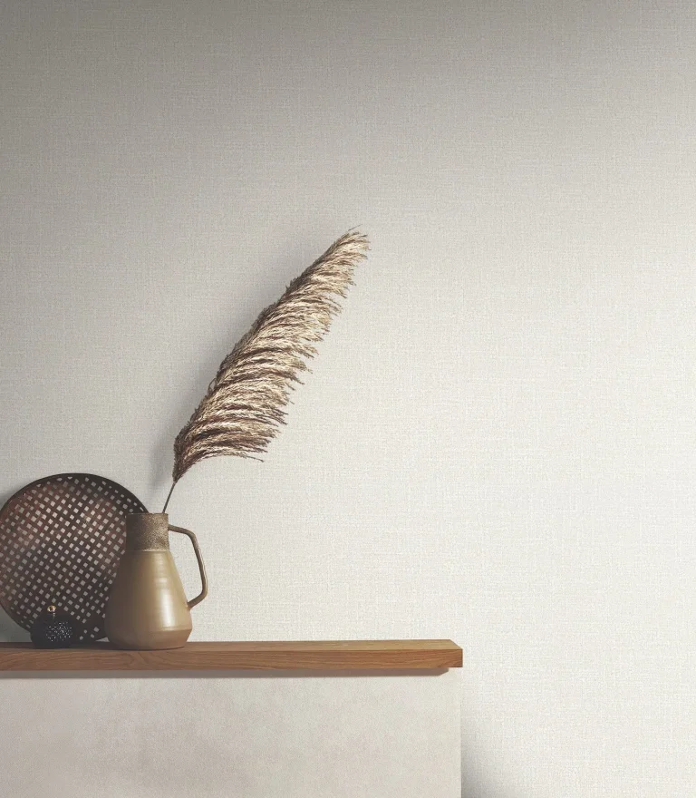 Highland Tweed Faux Fabric Wallpaper - Dove — Ảnh 6