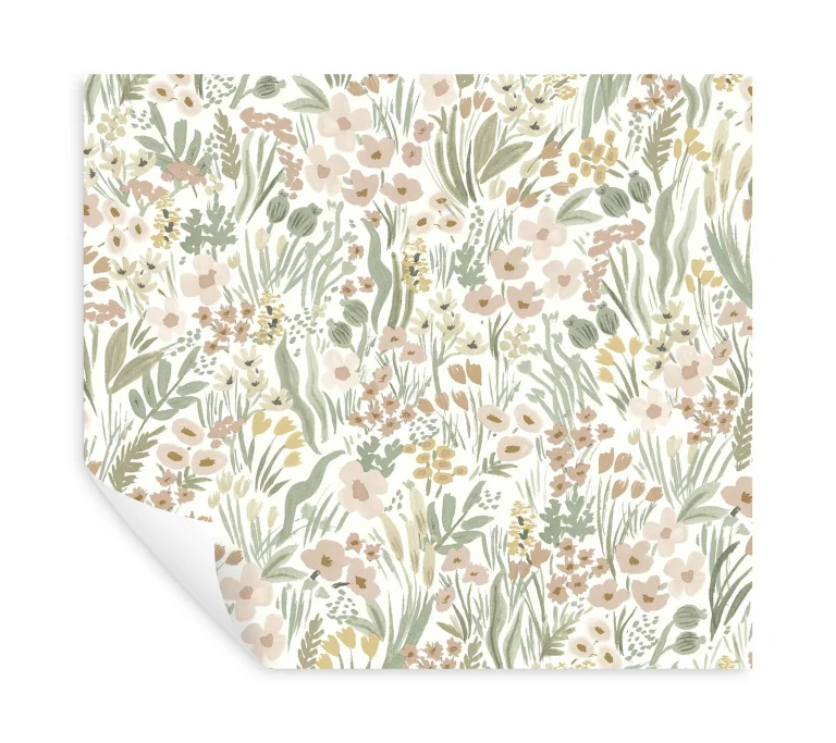 Rifle Paper Co. Lea Peel and Stick Wallpaper - Blush — Ảnh 4