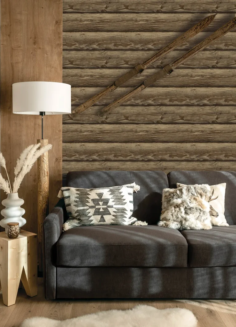 Chesapeake Bunkhouse Wallpaper - Chestnut — Ảnh 4