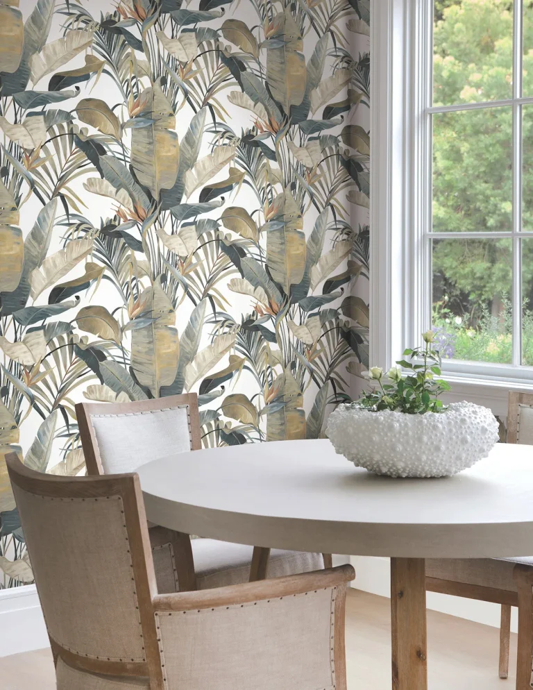 Candice Olson Tropical Cabana Peel and Stick Wallpaper - Plush Neutral — Ảnh 4