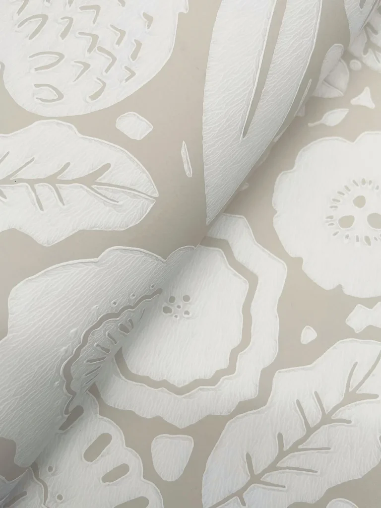 Camille Blossom Wallpaper - Linen — Ảnh 4