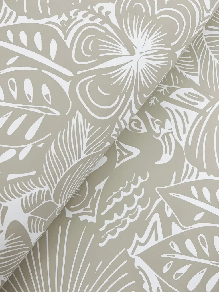 Idalia Floral Flamingo Wallpaper - Beige — Ảnh 6