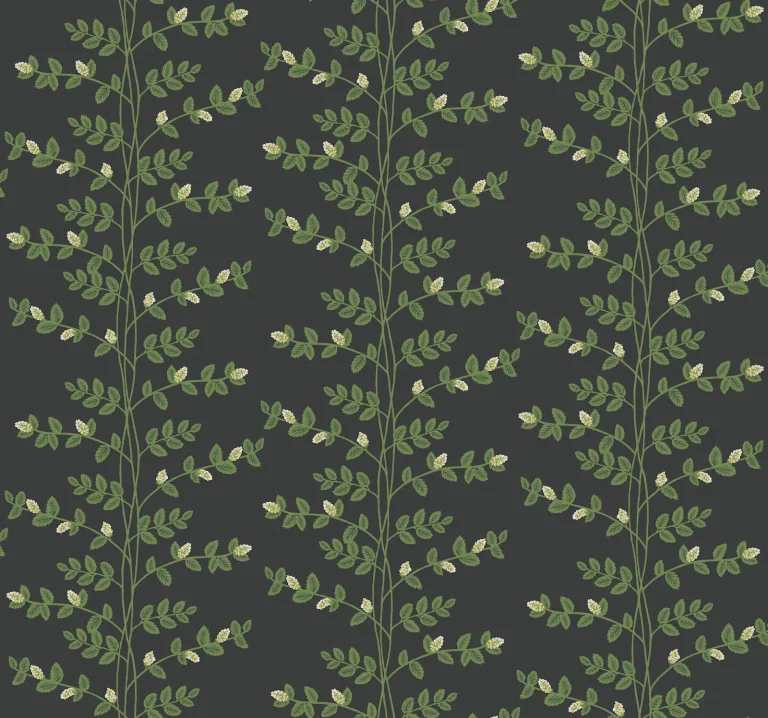 Rifle Paper Co. Climbing Vine Wallpaper - Black — Ảnh 2