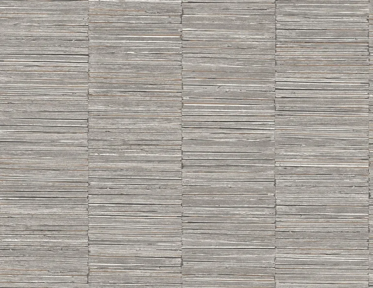 Jenga Striped Column Wallpaper - Charcoal