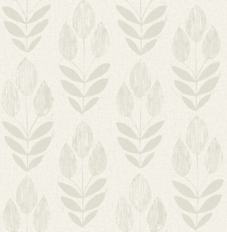 Chesapeake Garland Block Tulip Wallpaper - Light Grey — Ảnh 3