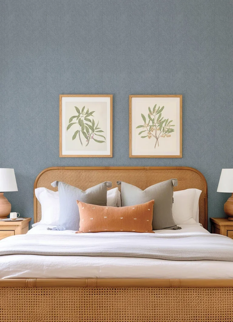 Kallam Chevron Wallpaper - Light Blue — Image 6