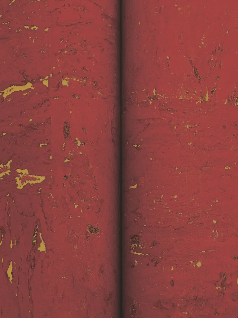Ronald Redding Caldera Cork Wallpaper - Crimson — Ảnh 3
