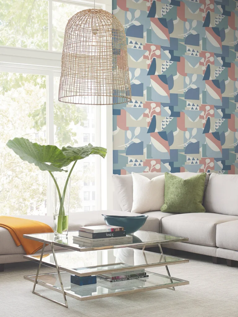 Cut Outs Wallpaper - Blue Multi — Ảnh 5