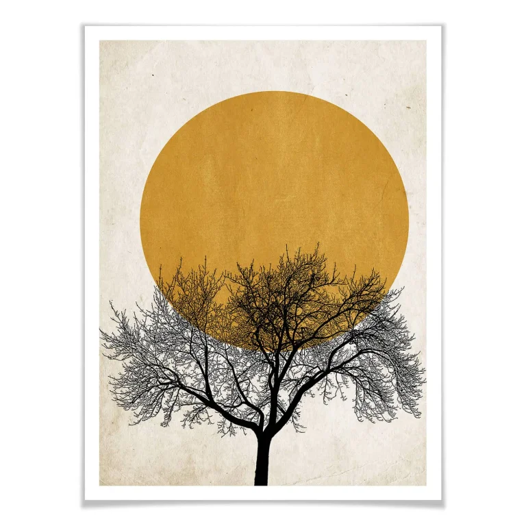 Kubistika - "Winter Morning" Poster - 100 x 80cm — Ảnh 2