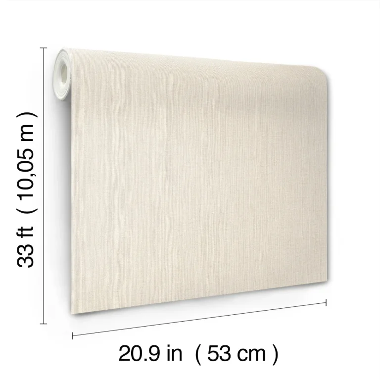 Naim Solid Texture Wallpaper - Beige — Image 6