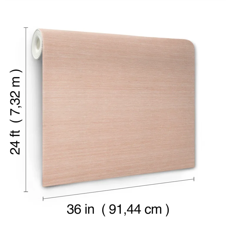 Ronald Redding Delicate Abaca Wallpaper - Brick — Ảnh 4