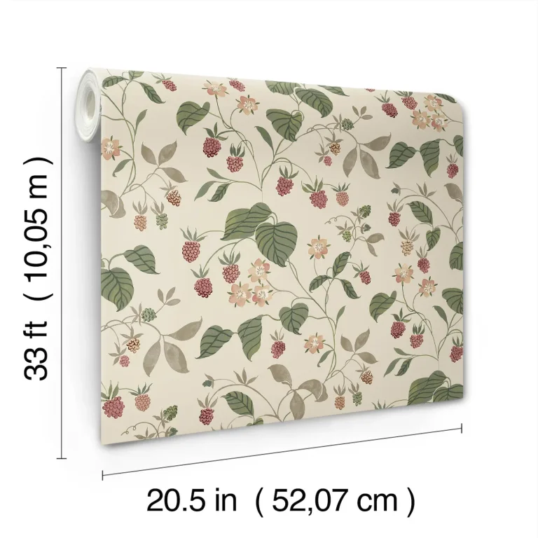 Chesapeake Mercy Berry Vines Wallpaper - Taupe — Ảnh 4