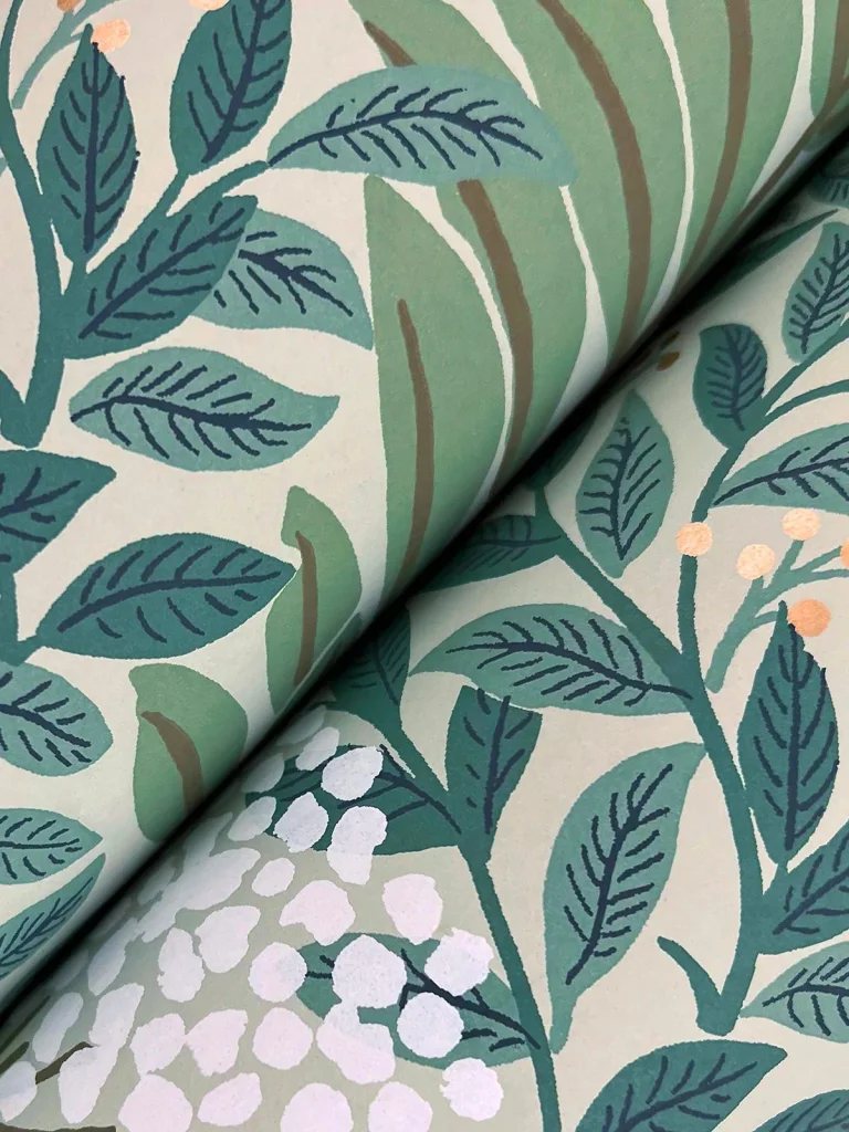 Rifle Paper Co. Highgrove Wallpaper - Sage — Ảnh 4