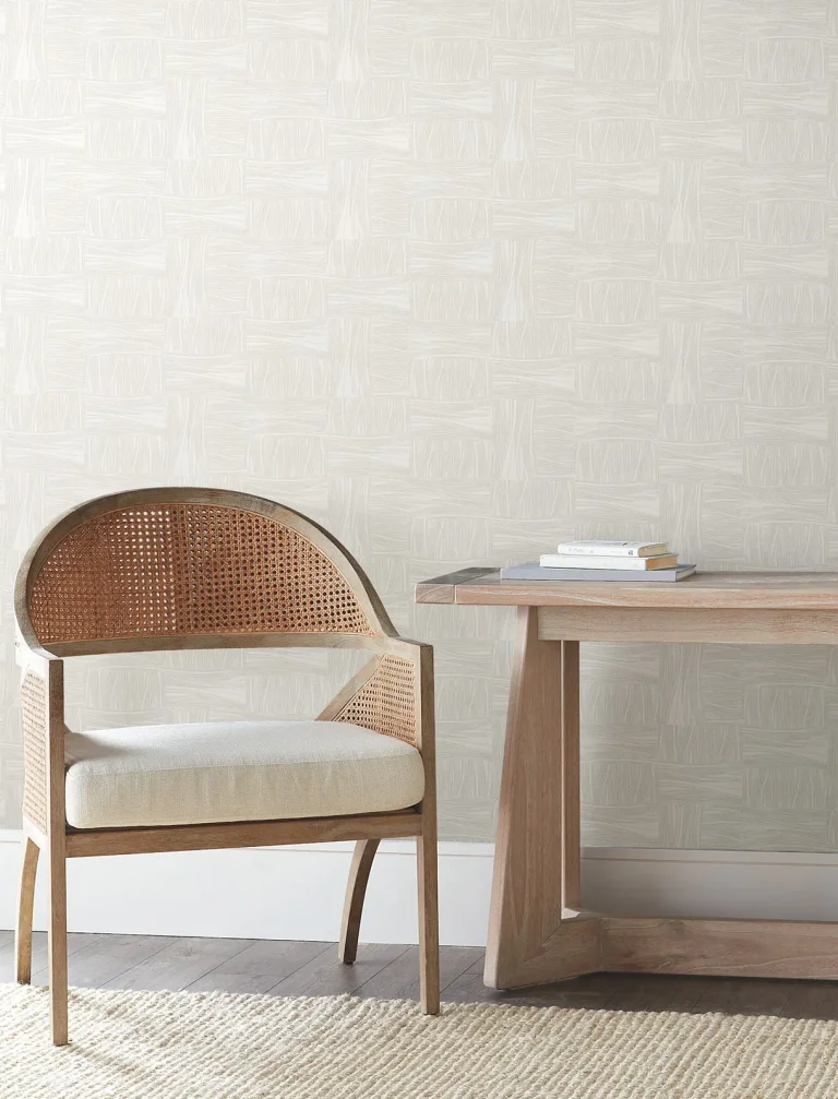 Wicker Dot Wallpaper - Ivory — Ảnh 3
