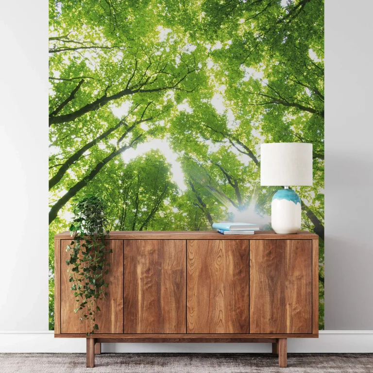 Sunny Forest - Wall Mural 5439 - 8 Panel - 384cm x 260cm — Ảnh 3