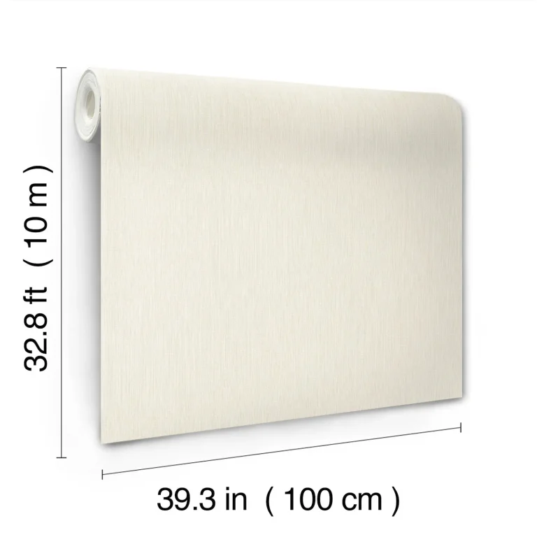 Linen Wallpaper - Cream — Ảnh 2
