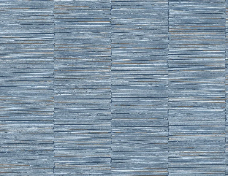 Jenga Striped Column Wallpaper - Blue — Ảnh 2