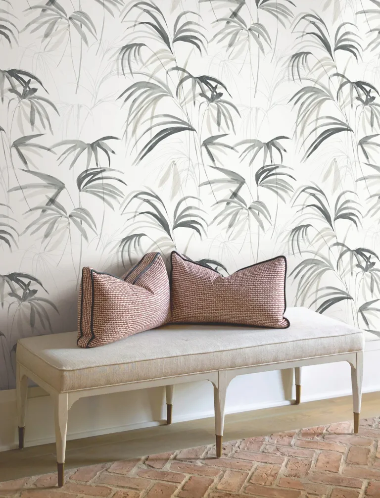 Candice Olson Inky Palms Wallpaper - Black — Ảnh 2