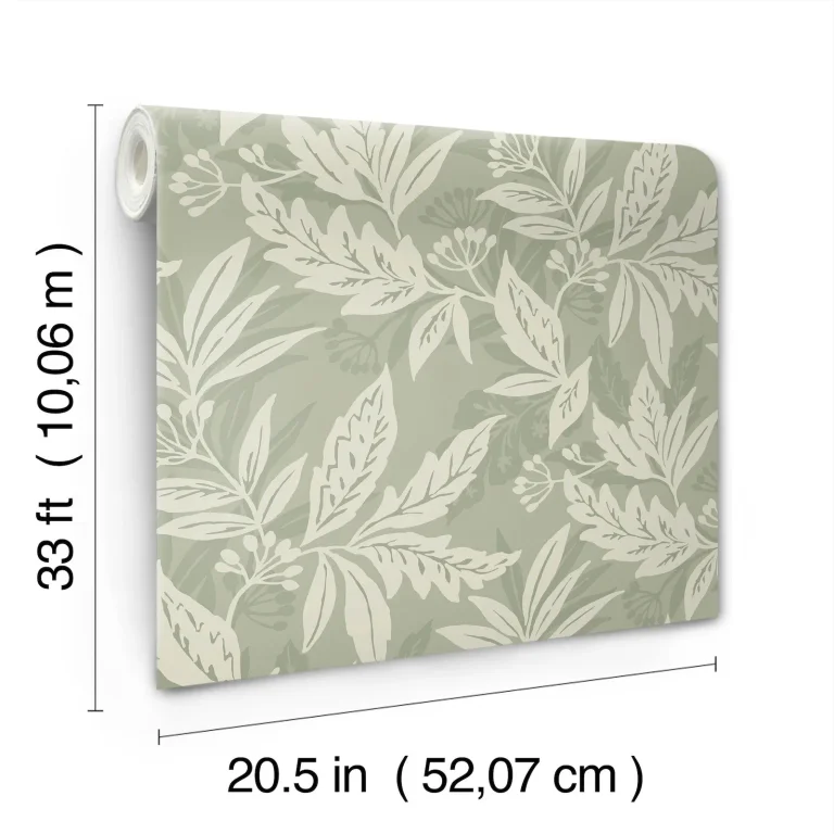 Anita Woodland Floral Wallpaper - Sage — Ảnh 6