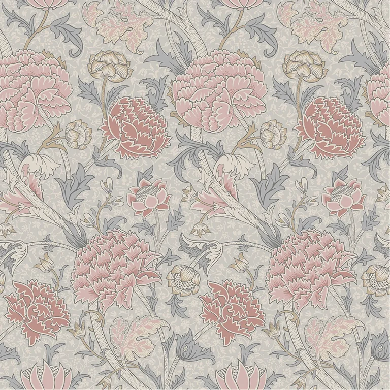 Cray Floral Trail Wallpaper - Pink — Ảnh 2