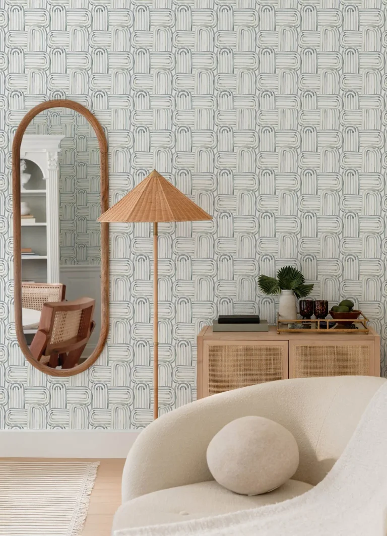 Lolly Arches Wallpaper - Teal — Ảnh 4