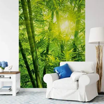 Bamboo Forest - Wall Mural 5403 - Round - 144cm diameter