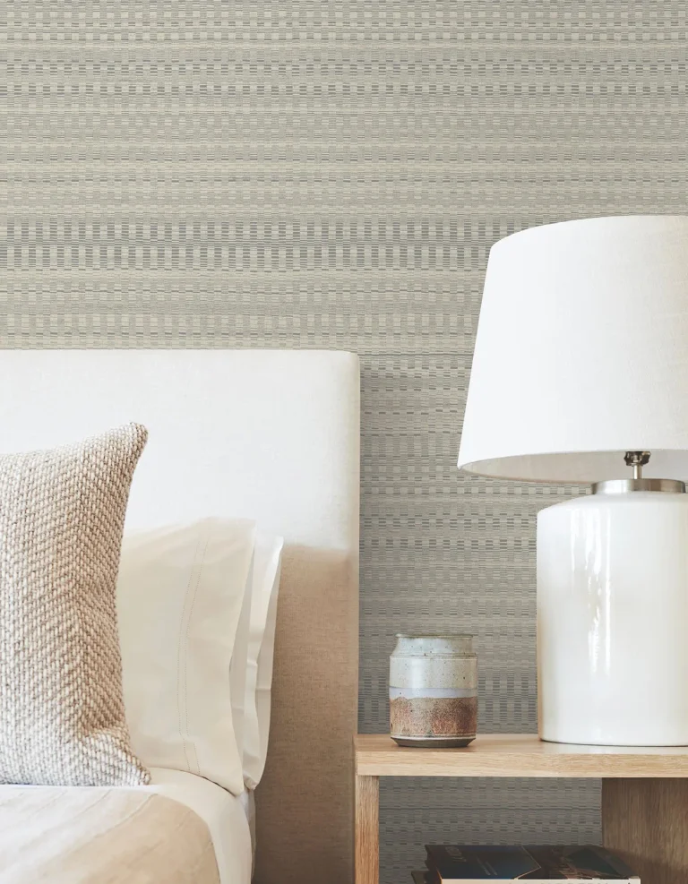 Tapestry Stitch Wallpaper - Linen — Ảnh 7