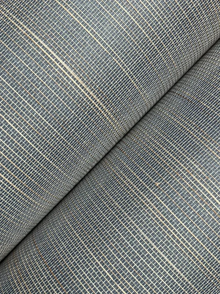 Ronald Redding Abaca Weave Wallpaper - Blue — Ảnh 2