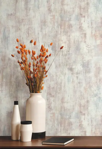 Concrete Patina Wallpaper - Multi Color
