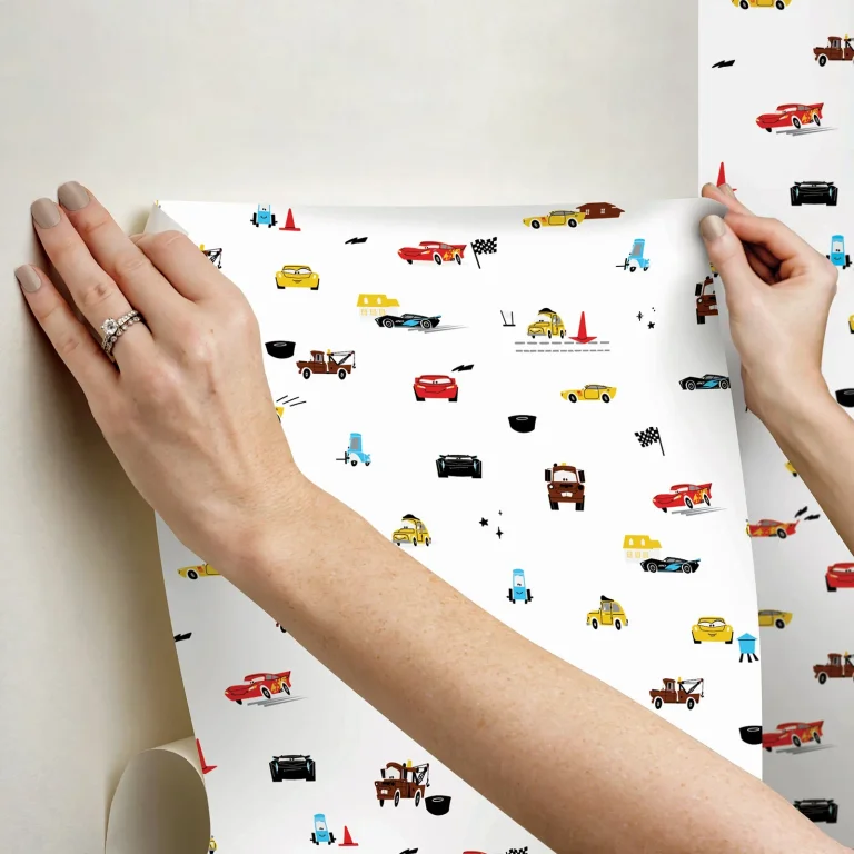 Disney & Pixar Cars Racing Peel and Stick Wallpaper - Red — Ảnh 7
