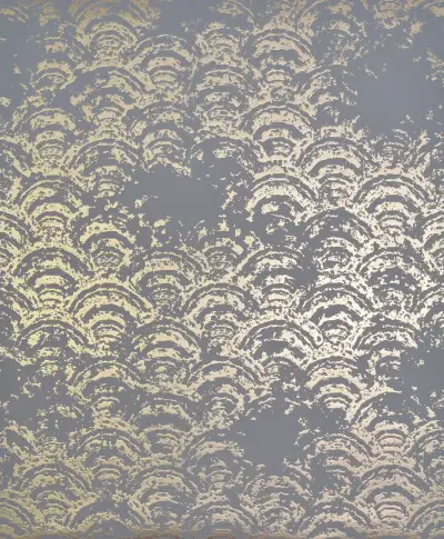 Eclipse Wallpaper - Grey/Gold