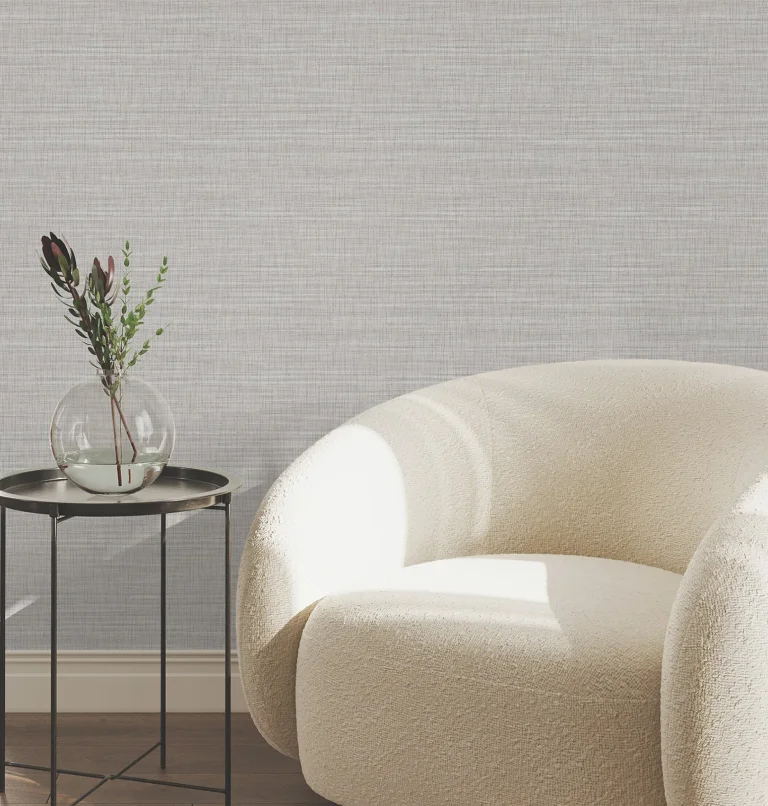 Down To Earth Striated Wallpaper - Light Grey — Ảnh 8