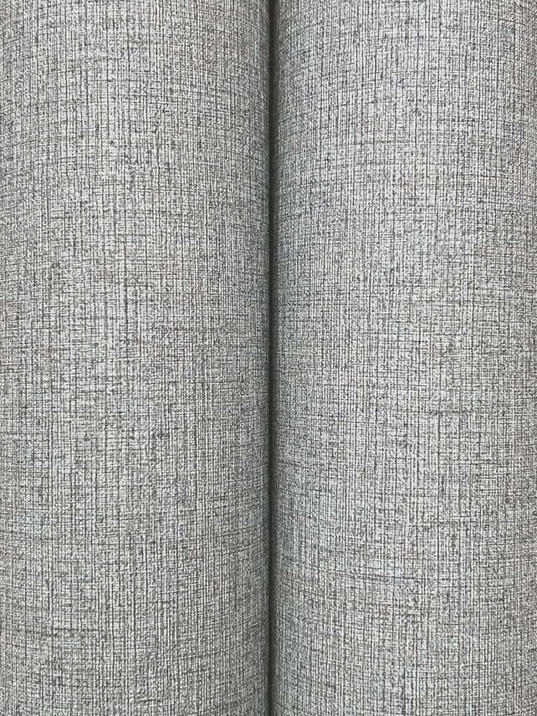 Heathered Linen Faux Fabric Wallpaper - Light Blue — Ảnh 4