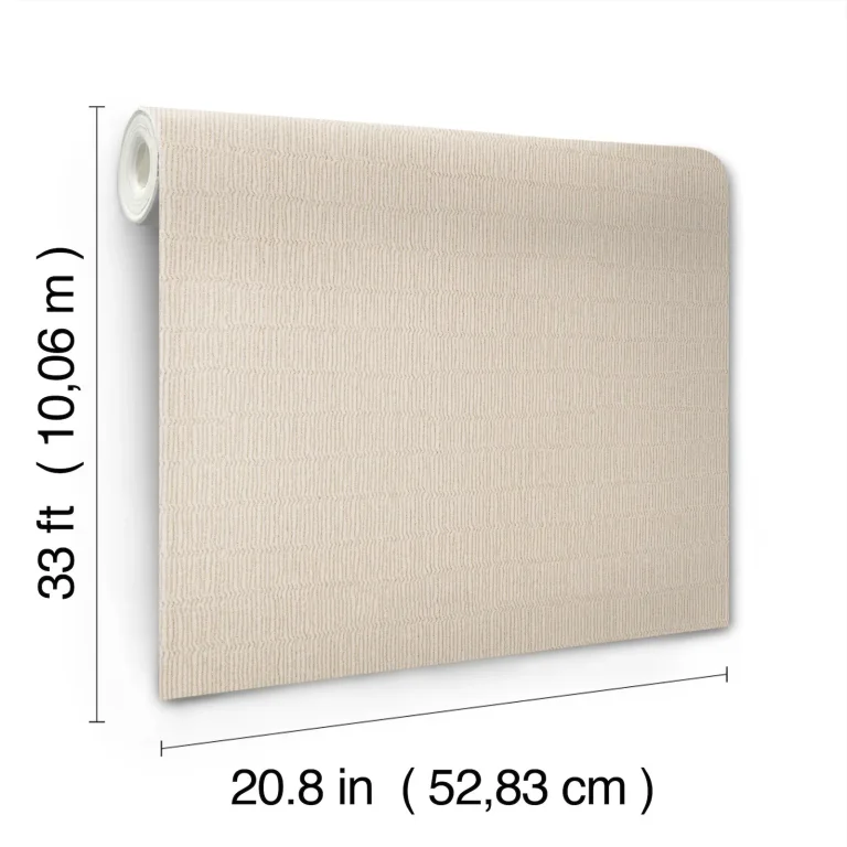 Tectonic Texture Wallpaper - Almond/Silver — Ảnh 4