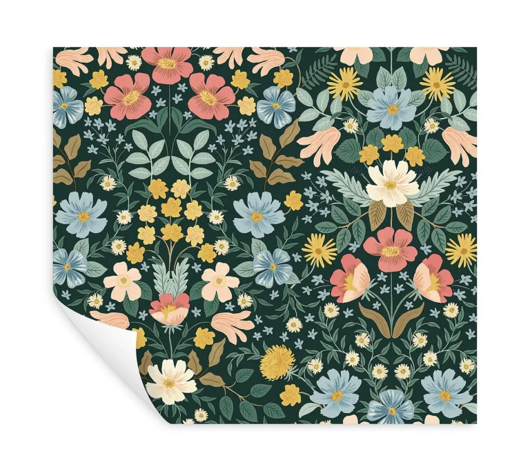 Rifle Paper Co. Bramble Garden Peel and Stick Wallpaper - Emerald — Ảnh 6