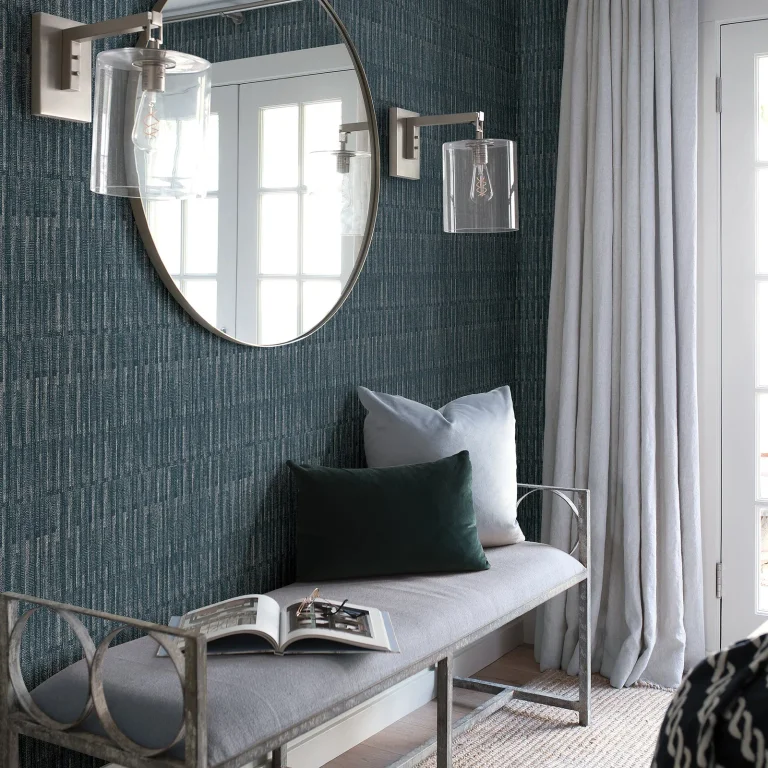 Brixton Wallpaper - Indigo — Image 2