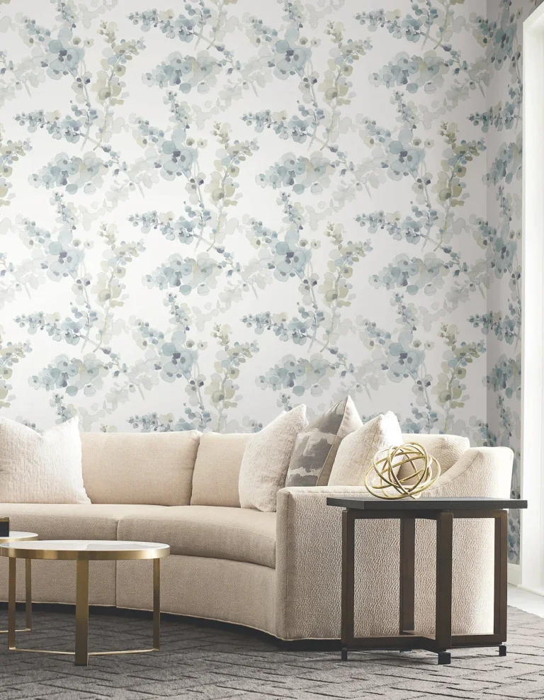 Candice Olson Blossom Fling Wallpaper - Blue — Ảnh 3