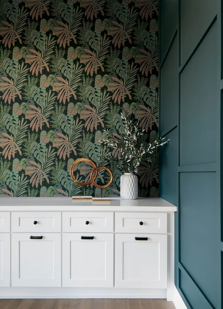 Alocasia Tropical Foliage Wallpaper - Multicolor — Ảnh 2
