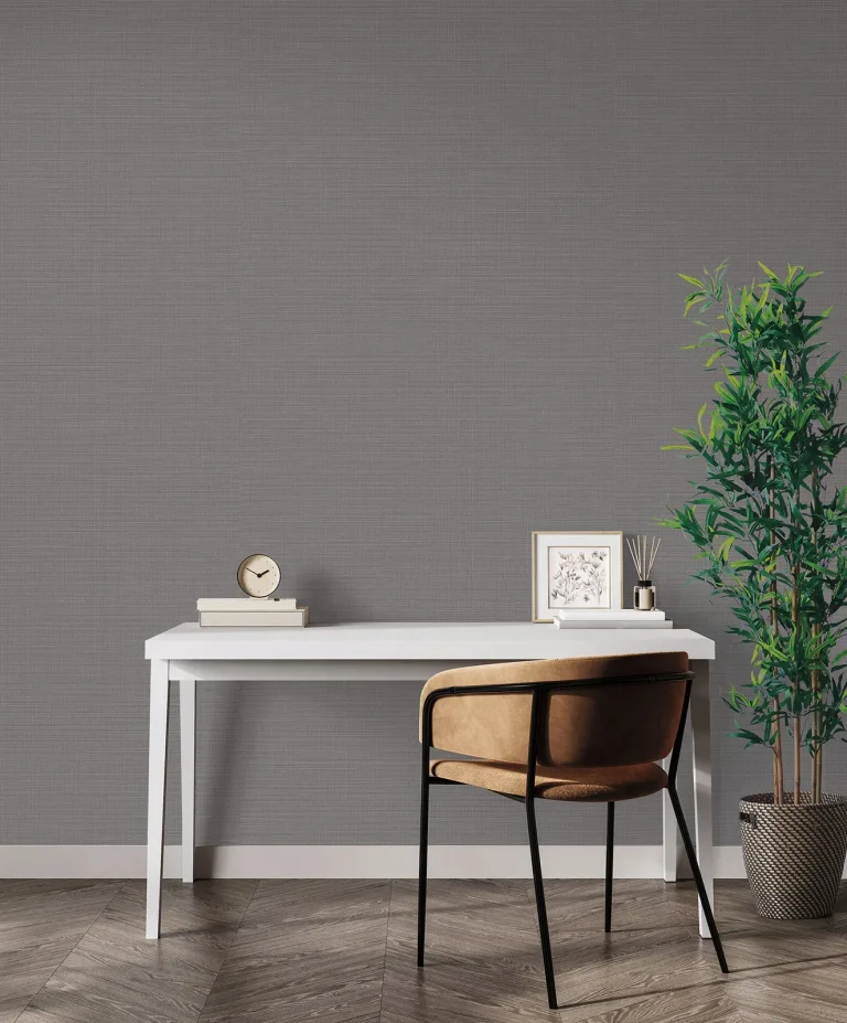 Magnolia Home Meadowbrook Wallpaper - Charcoal — Image 4