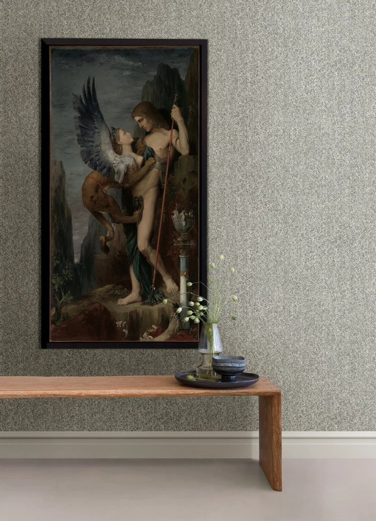 Ashbee Wallpaper - Dark Grey