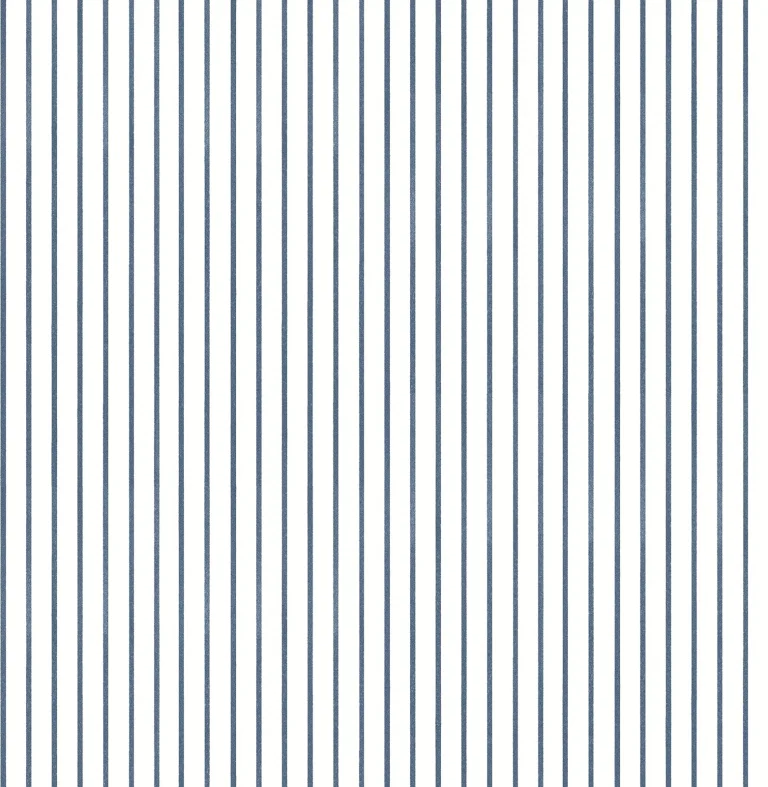 Oliver Simple Stripe Wallpaper - Navy — Ảnh 5