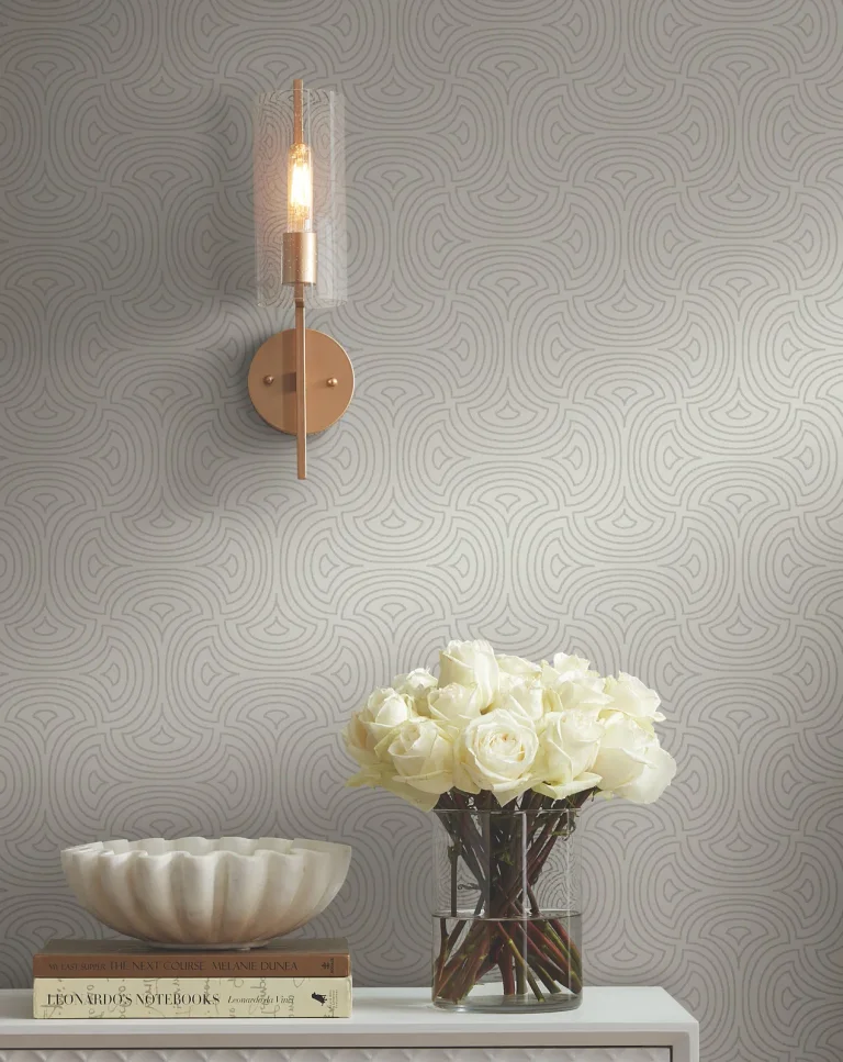Candice Olson Hourglass Wallpaper - White — Ảnh 4