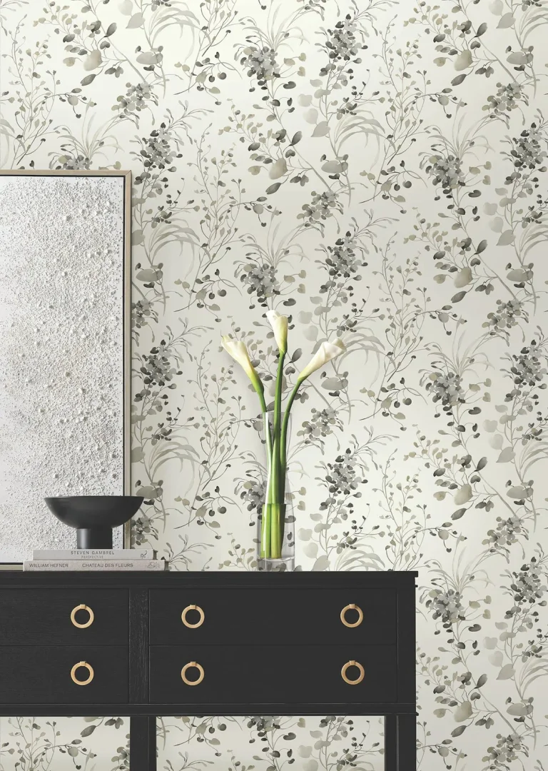 Candice Olson Spring Whispers Wallpaper - Charcoal — Ảnh 8