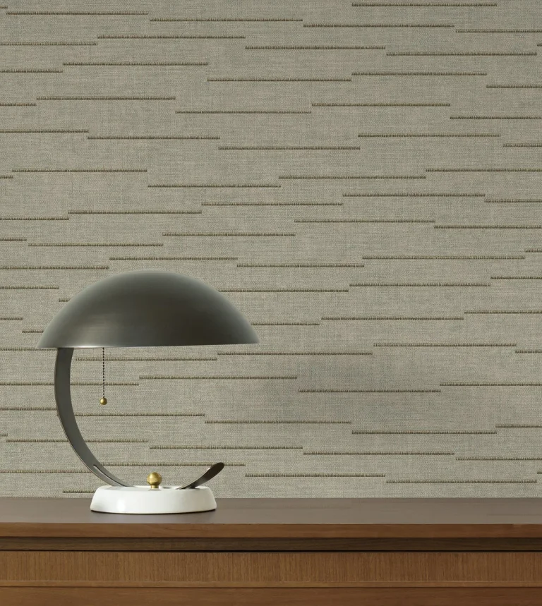 Latitude Striated Wallpaper - Neutral — Ảnh 2