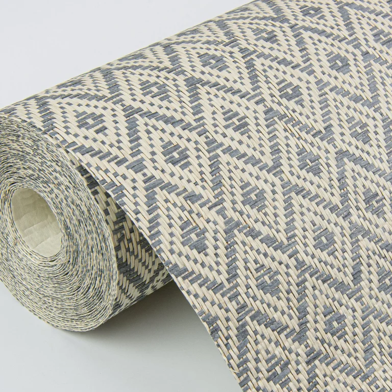 Hui Paper Weave Grasscloth Wallpaper - Denim — Ảnh 3