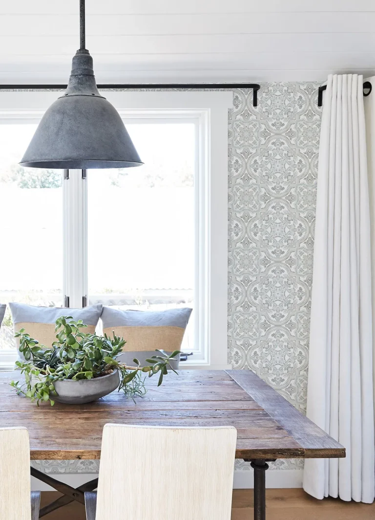 Chesapeake Concord Medallion Wallpaper - Aqua — Ảnh 4
