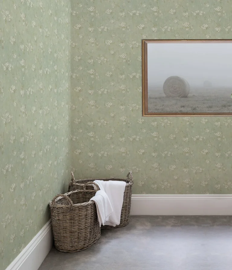 Chesapeake Braham Floral Trail Wallpaper - Aqua — Ảnh 4