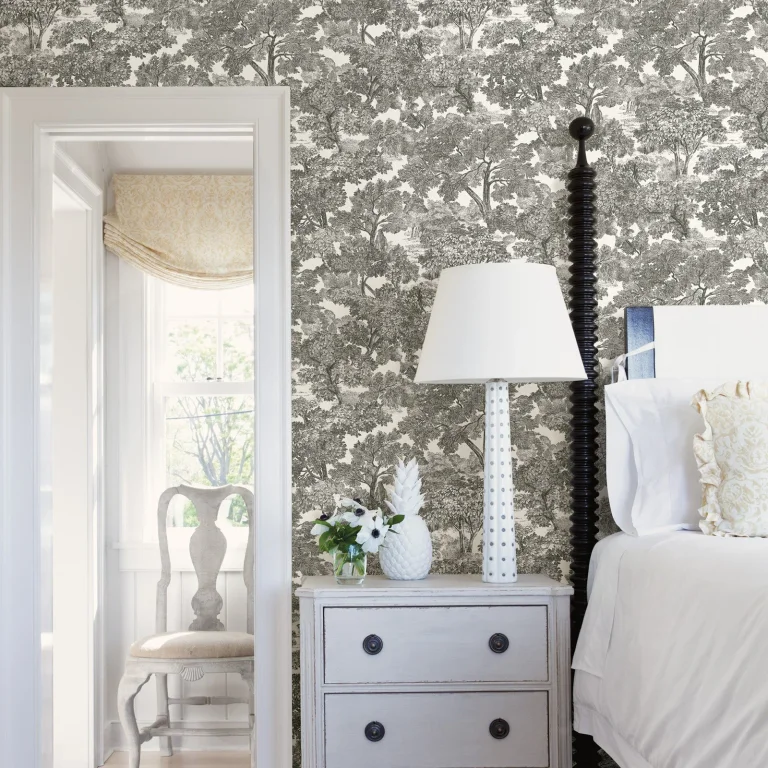 Chesapeake Spinney Wallpaper - Black — Ảnh 3